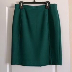 Forest green, Halogen fully lined pencil skirt, 10. Excellent used condition